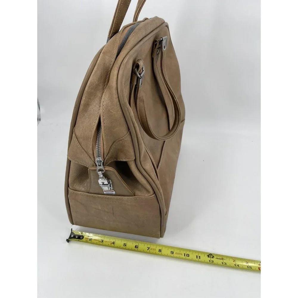 Vintage‎ 1960s American Tourister Brown Weekender